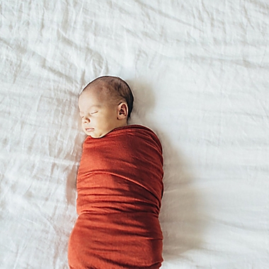 Copper Pearl Rust Swaddle Blanket. View a larger version of this product image.