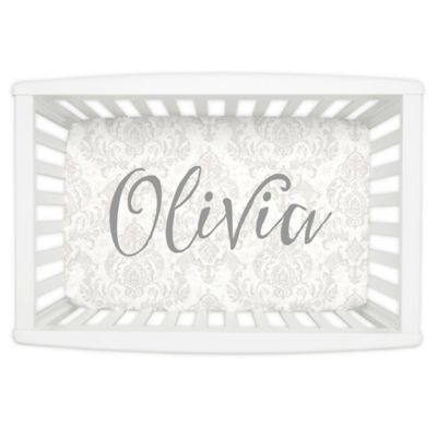 personalized mini crib sheets