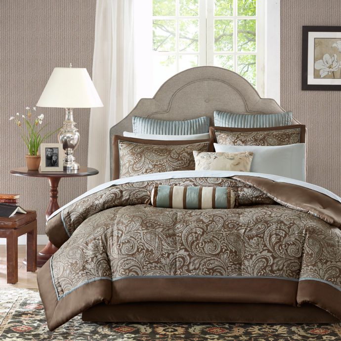 Madison Park Aubrey 12 Piece Reversible Comforter Set Bed Bath Beyond