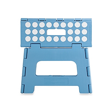 Kikklerland&reg; Rhino II Folding Stool in Blue. View a larger version of this product image.