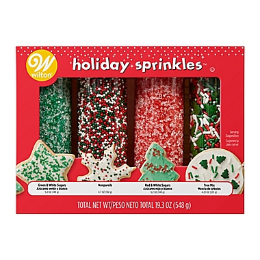 Wilton&reg; 19.3 oz. Holiday Mega Sprinkles Variety Set. View a larger version of this product image.