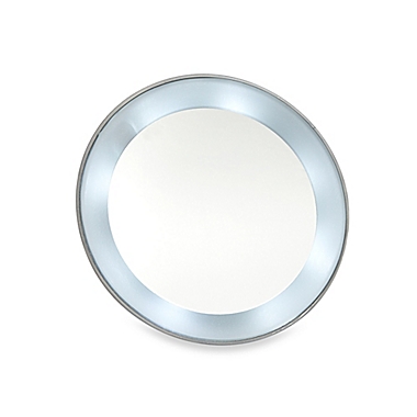 Zadro&reg; Next Generation&trade; LED Lighted 15X Spot Mirror with Suction Cups. View a larger version of this product image.