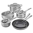 Alternate image 0 for ZWILLING&reg; Energy Plus Nonstick Stainless Steel 10-Piece Cookware Set in Graphite Grey