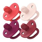 Alternate image 0 for Boon JEWL Orthodontic Silicone Stage 2 Four-Pack Pacifier in Pink