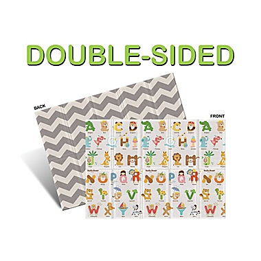 Parklon Alphabet and Chevron Reversible Portable Play Mat. View a larger version of this product image.