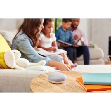 Google Nest Mini 2nd Generation with Google Assistant in Chalk. View a larger version of this product image.