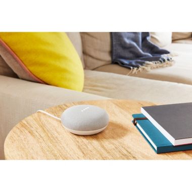Google Nest Mini 2nd Generation with Google Assistant in Chalk. View a larger version of this product image.