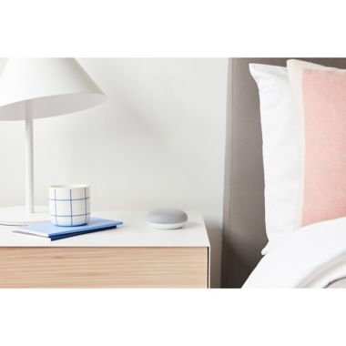 Google Nest Mini 2nd Generation with Google Assistant in Chalk. View a larger version of this product image.