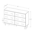 Alternate image 6 for Forest Gate&trade; 6-Drawer Farmhouse Wood Storage Cabinet in Dark Walnut