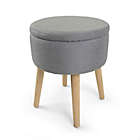 Alternate image 0 for Humble Crew Parker Round Storage Ottoman in Grey
