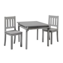 Imagination 3-Piece Table and Chairs Set in Grey