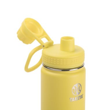 Takeya&reg; Actives 24 oz. Insulated Stainless Steel Water Bottle with Spout Lid in Canary. View a larger version of this product image.
