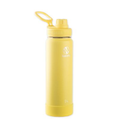 Takeya&reg; Actives 24 oz. Insulated Stainless Steel Water Bottle with Spout Lid in Canary