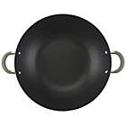 Alternate image 1 for Circulon&reg; Elementum&trade; Nonstick 14-Inch Hard-Anodized Covered Wok in Oyster Grey