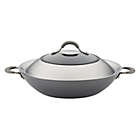 Alternate image 0 for Circulon&reg; Elementum&trade; Nonstick 14-Inch Hard-Anodized Covered Wok in Oyster Grey