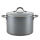 Alternate image 0 for Circulon&reg; Elementum&trade; Nonstick 10 qt. Hard-Anodized Covered Stock Pot in Oyster Grey