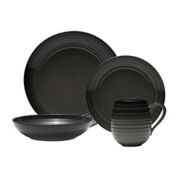 Mikasa&reg; Swirl Ombre Coupe 4-Piece Place Setting in Graphite