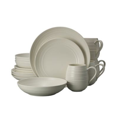 Mikasa&reg; Swirl Coupe 16-Piece Dinnerware Set in White