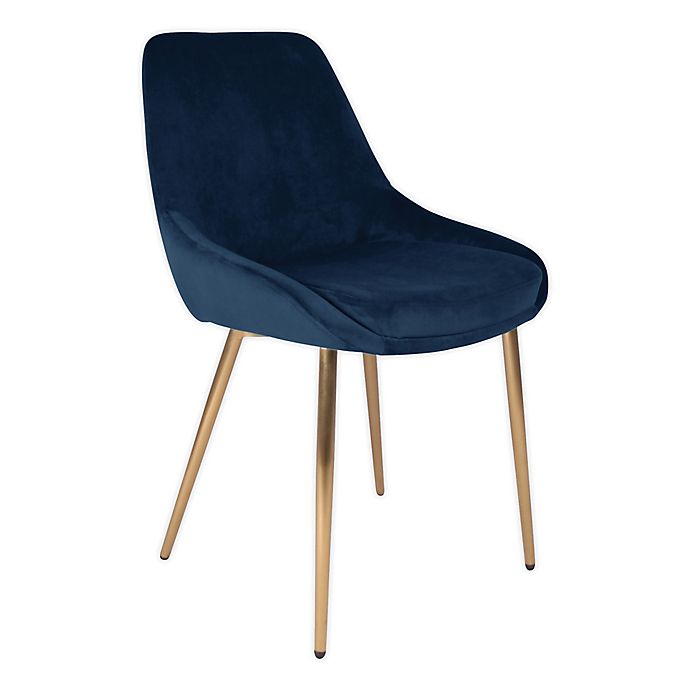 O O By Olivia Oliver Velvet Upholstered Parsons Dining Chair Bed Bath And Beyond Canada