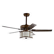 JONATHAN Y Edith 52-Inch 3-Light LED Ceiling Fan with Remote Control