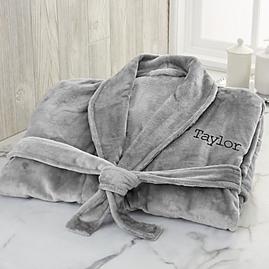 Classic Comfort Personalized Luxury Fleece Robe Collection. View a larger version of this product image.