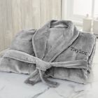 Alternate image 1 for Classic Comfort Personalized Luxury Fleece Robe Collection