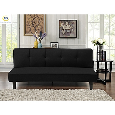 Lifestyle Solutions&reg; Serta&reg; Perry 3-Seat Sofa in Black. View a larger version of this product image.