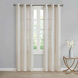 Simply Essential™ Lora 108-Inch Grommet Window Curtain Panels in Linen (Set of 2)