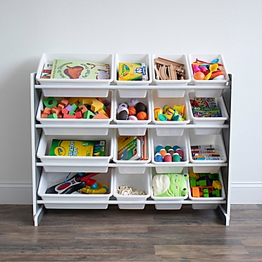 Humble Crew 16-Bin Toy Storage Organizer in Grey. View a larger version of this product image.