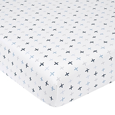 just born&reg; Dream Ombre Crib Bedding Set in Blue. View a larger version of this product image.
