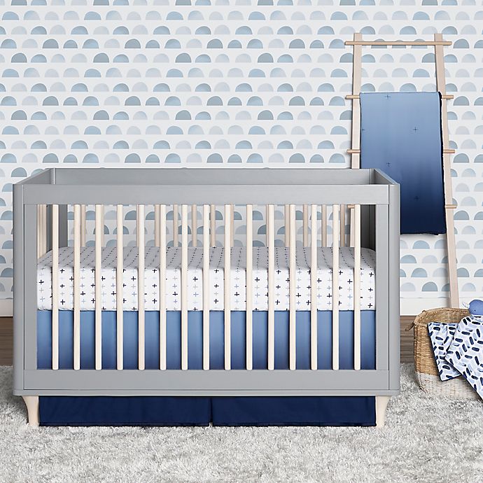 Just Born Dream Ombre Crib Bedding Set, Blue And Grey Crib Bedding Sets