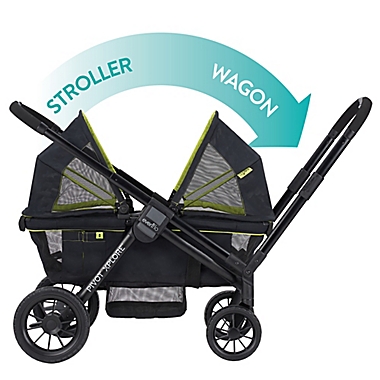 Evenflo&reg; Pivot Xplore&trade; All-Terrain Double Stroller Wagon in Wayfarer. View a larger version of this product image.