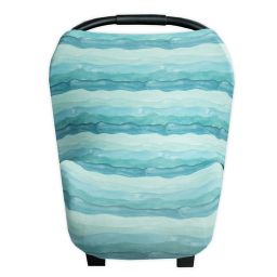 Copper Pearl™ Waves 5-in-1 Multi-Use Cover in Aqua Blue