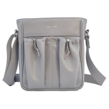 Anjie + Ash&trade; Parent Crossbody Diaper Bag in Fog. View a larger version of this product image.