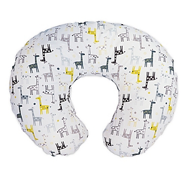 Boppy&reg; Original Nursing Pillow Cover in Gray/Gold Giraffe. View a larger version of this product image.