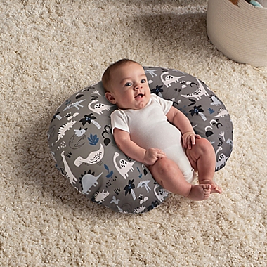 Boppy&reg; Original Nursing Pillow and Positioner in Gray Dinosaur. View a larger version of this product image.