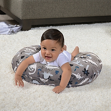 Boppy&reg; Original Nursing Pillow and Positioner in Gray Dinosaur. View a larger version of this product image.