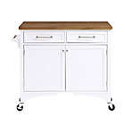 Alternate image 1 for Bee &amp; Willow&trade; 2-Drawer Kitchen Island in White