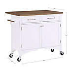 Alternate image 4 for Bee &amp; Willow&trade; 2-Drawer Kitchen Island in White