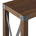 Alternate image 3 for Forest Gate Wheatland Modern Farmhouse Entryway Accent Table in Brown