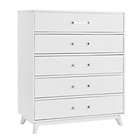 Alternate image 0 for Oxford Baby Holland 5-Drawers Chest in White