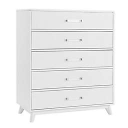 Oxford Baby Holland 5-Drawers Chest in White