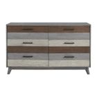 Alternate image 1 for Soho Baby Cascade 6-Drawer Dresser in Grey