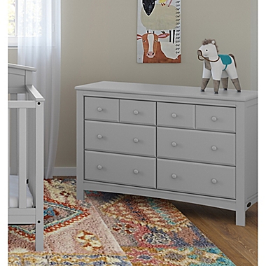 Graco&reg; Benton 6 Drawer Dresser in Pebble Grey. View a larger version of this product image.