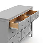Alternate image 3 for Graco&reg; Benton 6 Drawer Dresser in Pebble Grey
