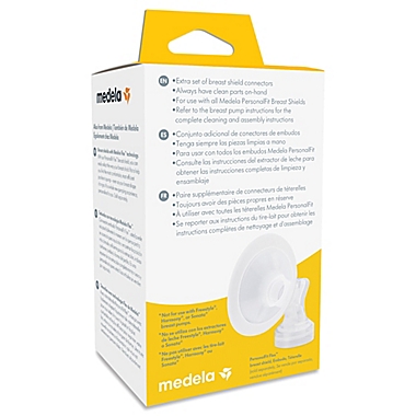 Medela&reg; PersonalFit&trade; Connectors 2-Pack. View a larger version of this product image.