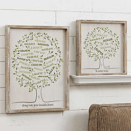 Family Tree Of Life Personalized Barnwood Frame Wall Art