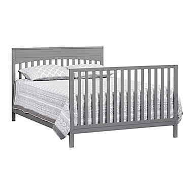 Oxford Baby&reg; Harper Full Sized Bed Conversion Kit in Dove Grey. View a larger version of this product image.