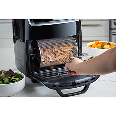 Modernhome Aria 10 qt. Air Fryer with Accessory Set in Black. View a larger version of this product image.