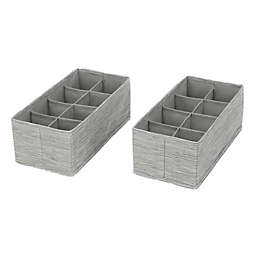 ORG 8-Section Drawer Organizers (Set of 2)